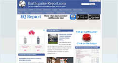 Desktop Screenshot of earthquake-report.com